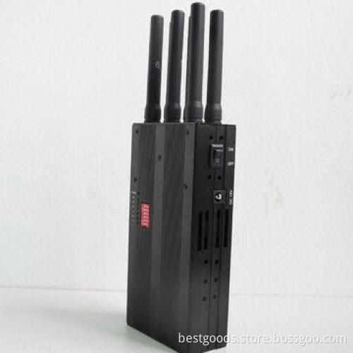 Extended Edition Power Mobile Phone Wi-Fi Jammer with 6 Antennas
